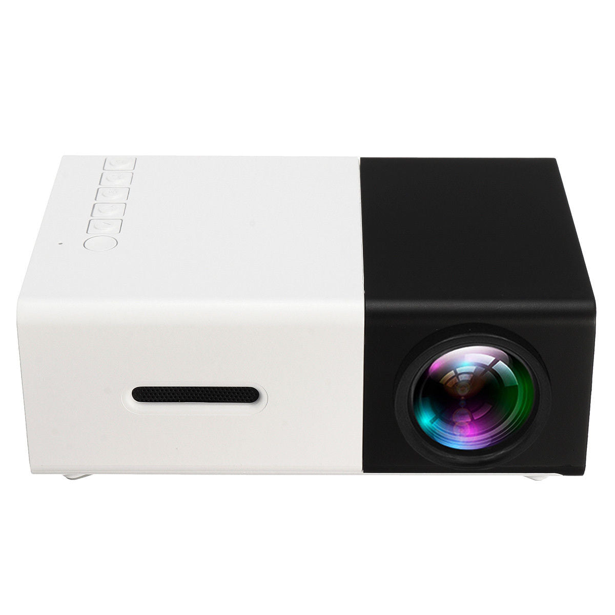 YG300 Mini Portable 1080P HD LED Projector Video Home Cinema Projector with PC Laptop USB / TF / AV / HDMI Input - Black / EU Plug YG300 Mini Portable 1080P HD LED Projector Video Home Cinema Projector with PC Laptop USB / TF / AV / HDMI Input - Black / EU Plug